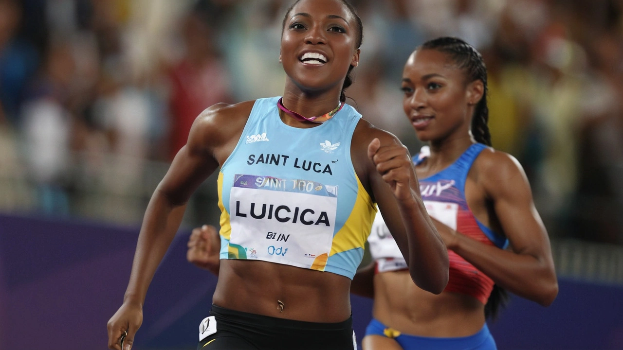 Julien Alfred Conquista Primeira Medalha Olímpica para Santa Lúcia nos 100m Femininos